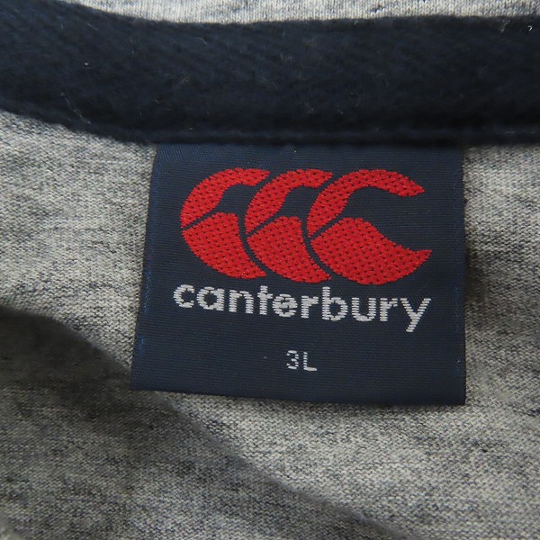 実際に弊社で買取させて頂いたCANTERBURY/カンタベリー 半袖 ショートスリーブ ラガーシャツ /RA32088/3Lの画像 2枚目