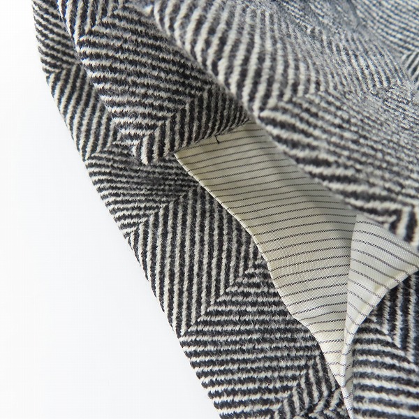 実際に弊社で買取させて頂いた【JPタグ】DUNHILL/ダンヒル ツイード調 ウールチェスターコート/50の画像 6枚目