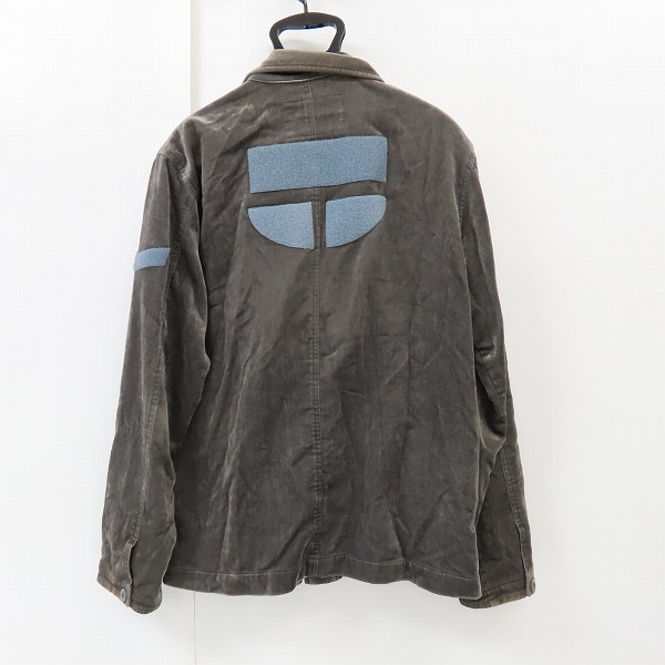 実際に弊社で買取させて頂いたUNDERCOVERISM FOR REBELS/アンダーカバーイズム ベロア ジップアップジャケット/Mの画像 1枚目