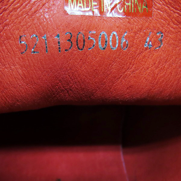 実際に弊社で買取させて頂いたUNLINE by alfredoBANNISTER/アンラインバイアルフレッドバニスター スエード レザーシューズ 5211305006/43の画像 5枚目