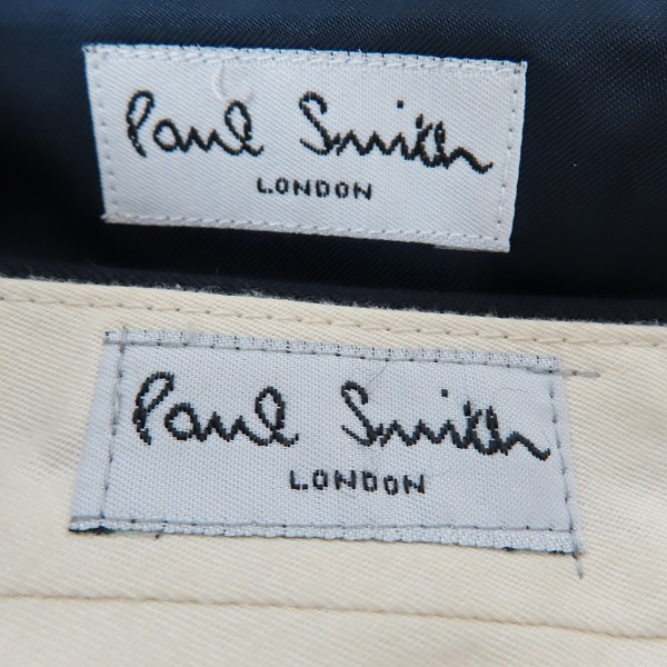 実際に弊社で買取させて頂いたPaul Smith london/ポールスミス ロンドン ジャケット/スラックス スーツ セットアップ ダークネイビー系 S/Mの画像 2枚目