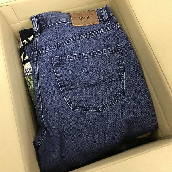 実際に弊社で買取させて頂いた【おまとめ】HUGO BOSS/ヒューゴボス デニムパンツ/ポロシャツ/ニット 等