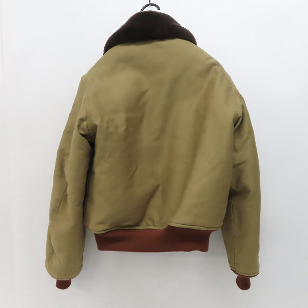 実際に弊社で買取させて頂いたBUZZRICKSON'S/バズリクソンズ B-15 COLVINEX社製/赤リブ フライト ジャケット BR11308/36の画像 1枚目
