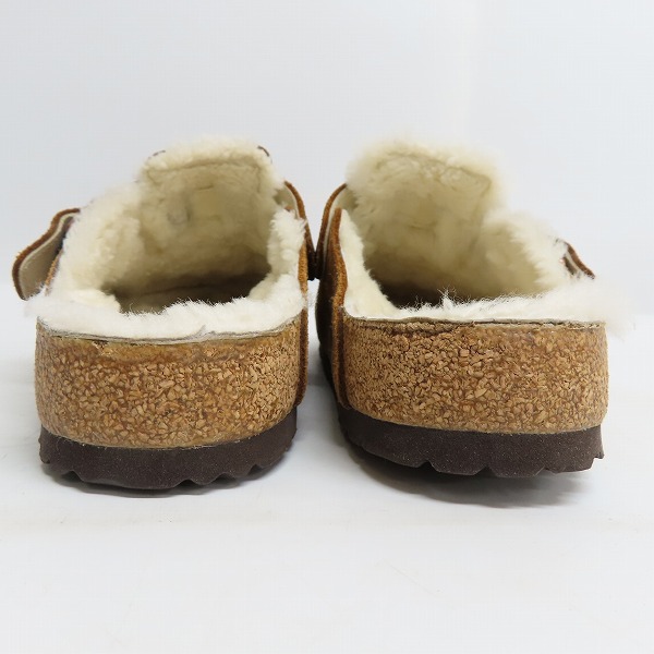 実際に弊社で買取させて頂いたBIRKENSTOCK/ビルケンシュトック BOSTON FUR ボストン ファー サンダル 1001140 26.5の画像 1枚目