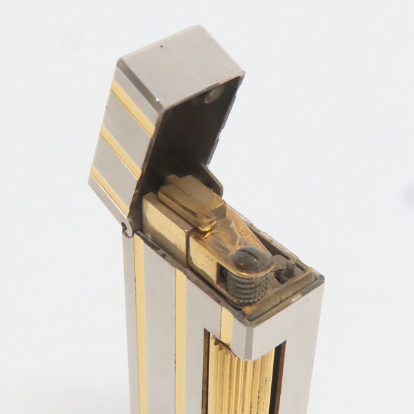 実際に弊社で買取させて頂いたdunhill/ダンヒル サイドローラー ガスライター シルバー×ゴールドの画像 5枚目