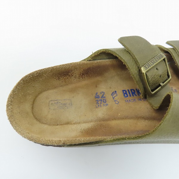 実際に弊社で買取させて頂いたBIRKENSTOCK/ビルケンシュトック Arizona/アリゾナ サンダル/42/27.0の画像 4枚目