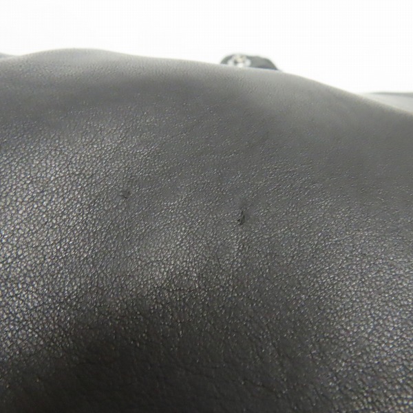 実際に弊社で買取させて頂いたHARE/ハレ 羊革 レザーシングルライダースジャケット HA030015RC/Sの画像 5枚目