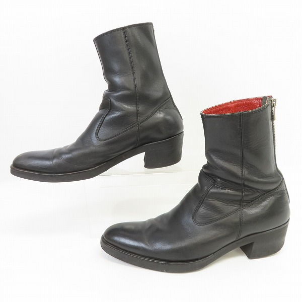 実際に弊社で買取させて頂いたNO ID./ノーアイディー エクセラバックジップブーツ/ヒールブーツ ブラック 837208-586F/40の画像 3枚目