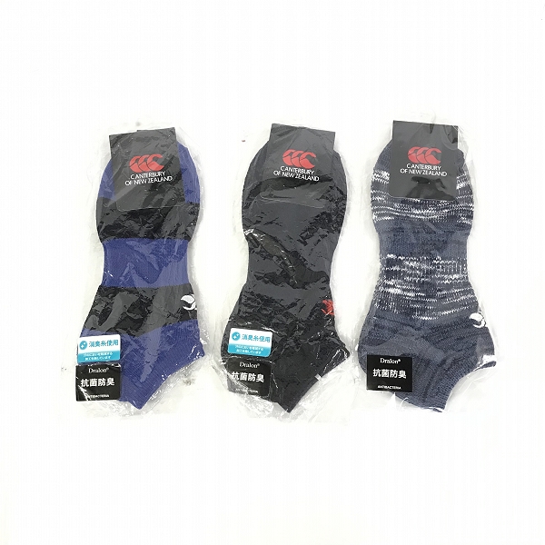 実際に弊社で買取させて頂いた【おまとめ品】canterbury/カンタベリー 靴下/ソックス 25-27cm/27-29cm/ハンドタオルの画像 1枚目