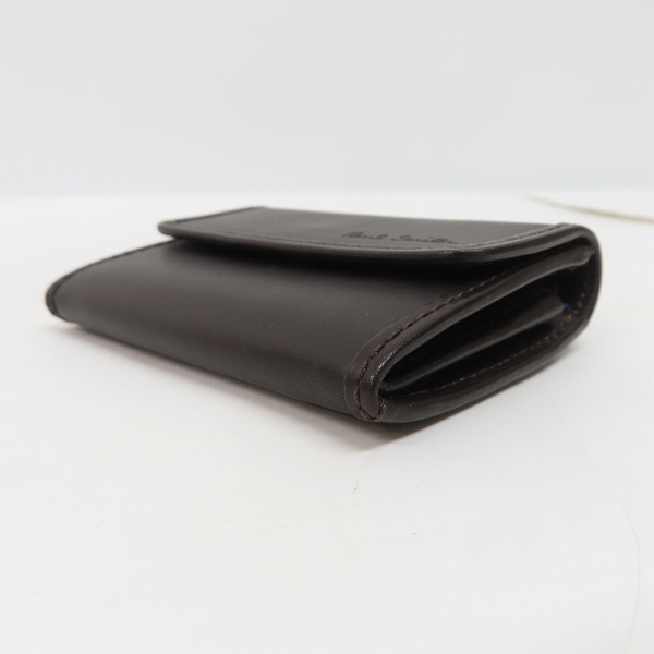 実際に弊社で買取させて頂いたPaul Smith/ポールスミス レザー スナップボタンコインケースの画像 3枚目