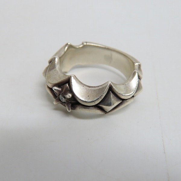 実際に弊社で買取させて頂いたBloody Mary/ブラッディマリー カラペスリング 1ダイヤ 18号