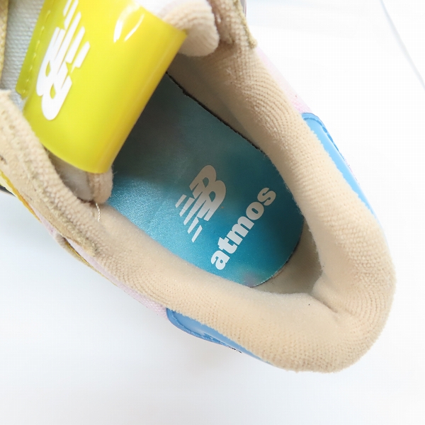 実際に弊社で買取させて頂いた【未使用】NEW BALANCE×atmos/ニューバランス×アトモス 57/40 Beachside/ビーチサイド ローカットスニーカー M5740AT/26の画像 4枚目