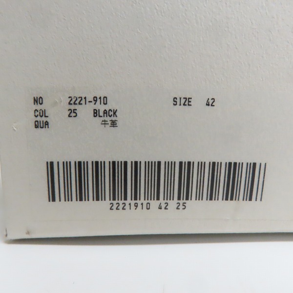 実際に弊社で買取させて頂いたLAD MUSICIAN/ラッドミュージシャン MONK STRAP HEEL SHOES/モンクストラップ ヒール シューズ 2221-910/42 の画像 9枚目