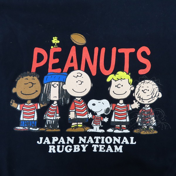 実際に弊社で買取させて頂いたCANTERBURY/カンタベリー ラグビー日本代表 CCCピーナッツ/スヌーピー コラボTシャツ/3Lの画像 6枚目