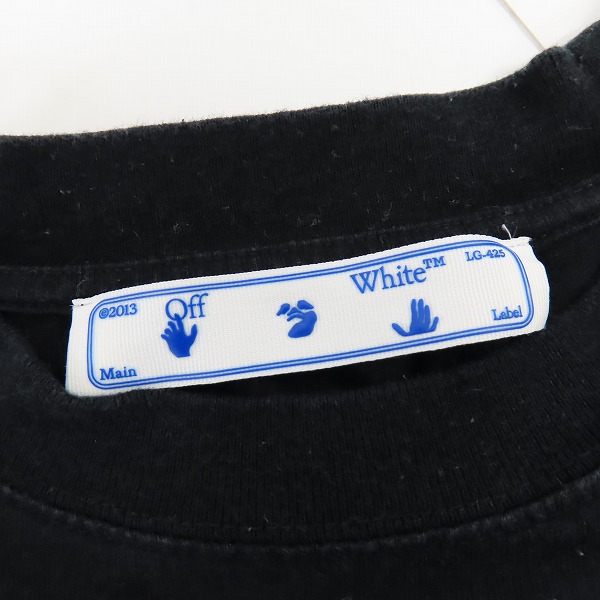 実際に弊社で買取させて頂いたOFF-WHITE/オフホワイト MARKER S/S OVER TEE/マーカー Tシャツ OMAA038R21JER002 /Sの画像 2枚目