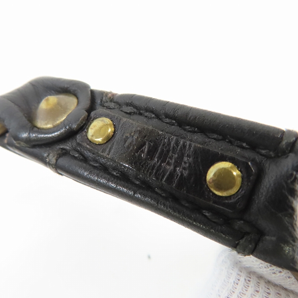 実際に弊社で買取させて頂いたCALEE/キャリー ピラミッドスタッズ レザーコード CL-COB003Cの画像 1枚目