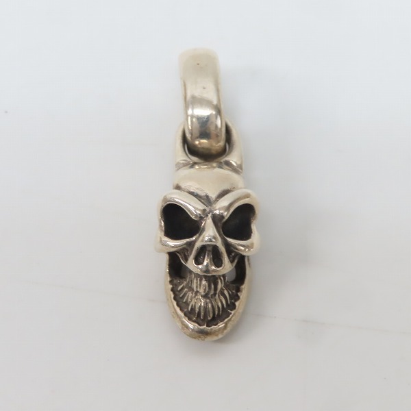 実際に弊社で買取させて頂いたBILL WALL LEATHER/BWL/ビルウォールレザー Good Luck Skull/グッドラックスカル ペンダントトップの画像 1枚目