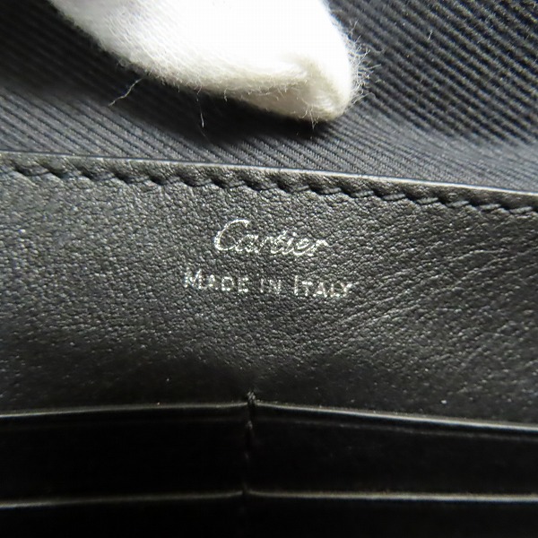 実際に弊社で買取させて頂いたCartier/カルティエ マスト ドゥ  スクエアポーチ/クラッチバッグの画像 4枚目