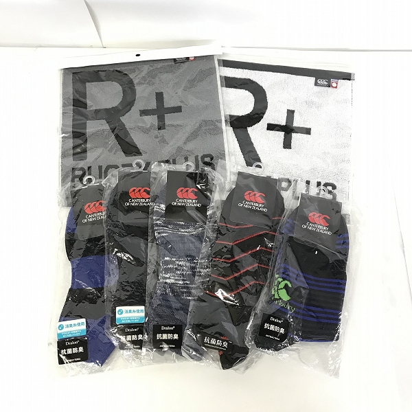 実際に弊社で買取させて頂いた【おまとめ品】canterbury/カンタベリー 靴下/ソックス 25-27cm/27-29cm/ハンドタオル