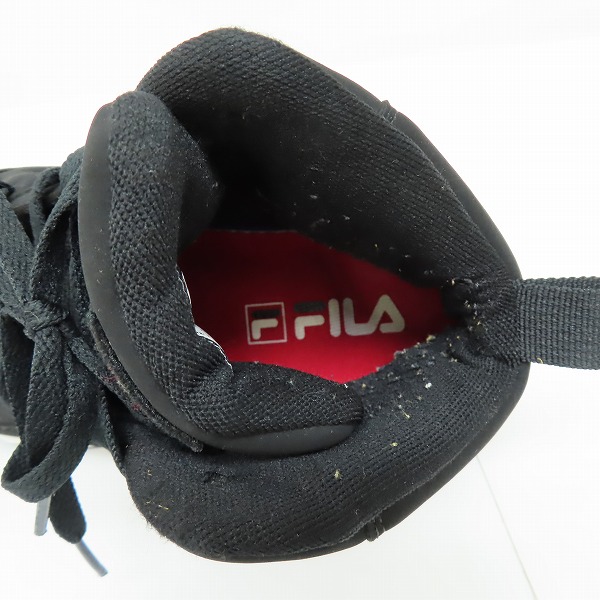 実際に弊社で買取させて頂いたFILA/フィラ MASHBURN ハイカットスニーカー 1VB90140-014 /27の画像 4枚目
