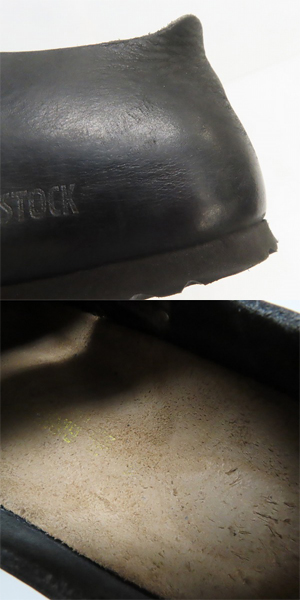 実際に弊社で買取させて頂いたBIRKENSTOCK/ビルケンシュトック レザー サンダル ブラック 2点セットの画像 9枚目