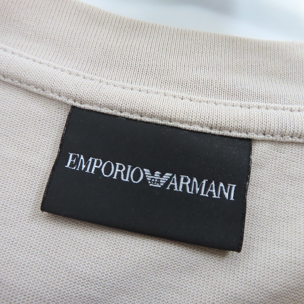 実際に弊社で買取させて頂いたEMPORIO ARMANI/エンポリオアルマーニ イーグルロゴ 刺繍 Tシャツ/半袖/Mの画像 2枚目