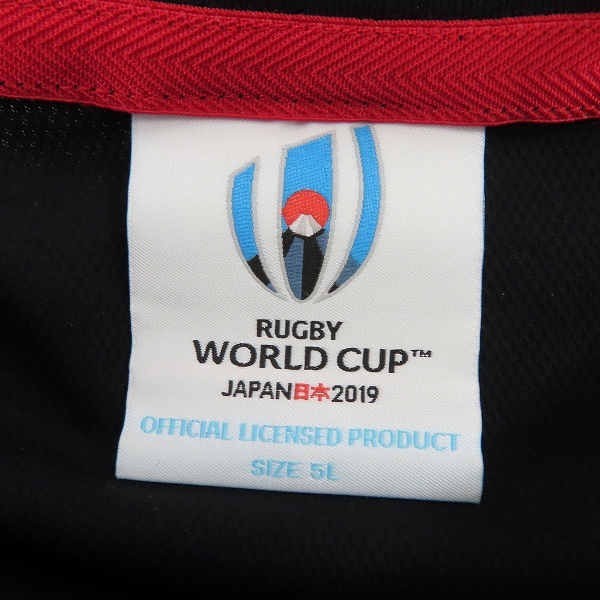 実際に弊社で買取させて頂いたCANTERBURY/カンタベリー RUGBY WORLD CAP JAPAN 2019 Tシャツ/カットソー/VWT39521/5Lの画像 2枚目