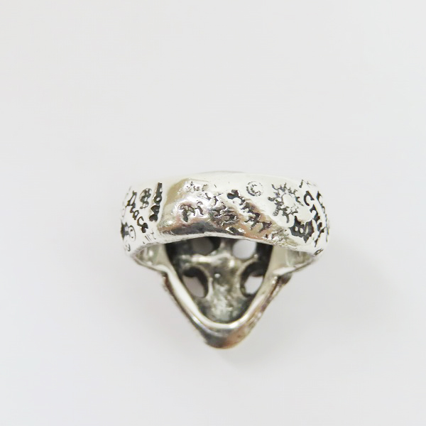 実際に弊社で買取させて頂いたBILL WALL LEATHER/BWL/ビルウォールレザー グッドラックスカル リング 17号の画像 3枚目