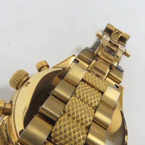 実際に弊社で買取させて頂いたEMPORIO ARMANI/エンポリオアルマーニ  デイト クロノグラフ クォーツ AR-5857 【動作未確認】の画像 7枚目