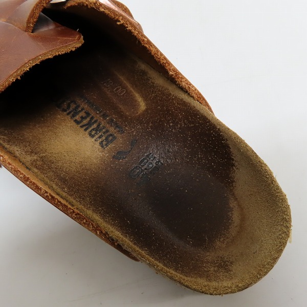 実際に弊社で買取させて頂いたBIRKENSTOCK/ビルケンシュトック BOSTON BS/ボストン レザー サンダル 0760893 26の画像 4枚目