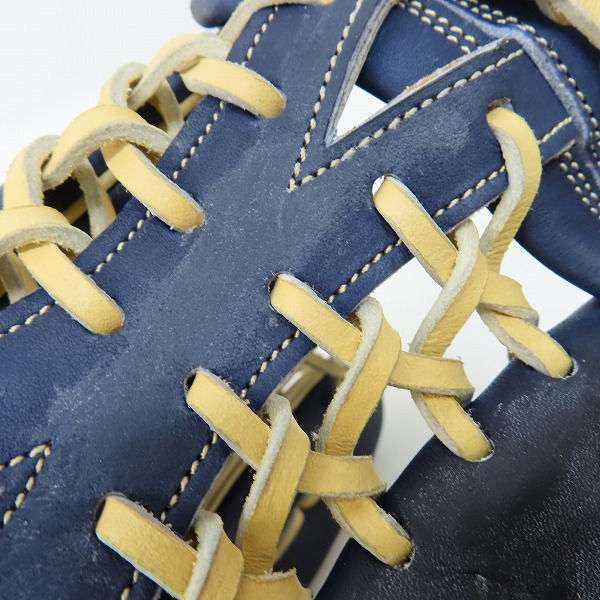 実際に弊社で買取させて頂いたHI-GOLD/ハイゴールド 2023年モデル 軟式/内野手用 真極 グローブグラブ MKG-1025の画像 7枚目