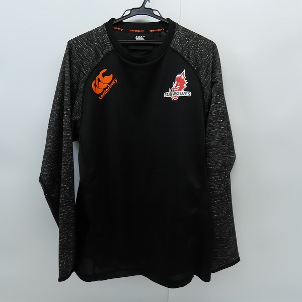 実際に弊社で買取させて頂いたCANTERBURY/カンタベリー サンウルブズ Tシャツ R48005SR/4L