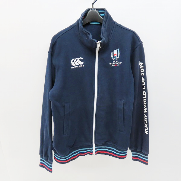 実際に弊社で買取させて頂いたCANTERBURY/カンタベリー RWC2019 スウェット トラックジャケット VWD49201/M