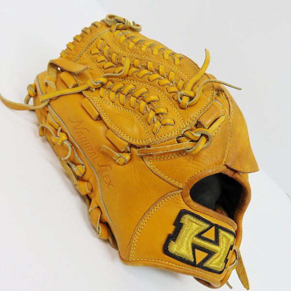 実際に弊社で買取させて頂いたHi-Gold/ハイゴールド 己極 軟式/左投げ/投手用 グラブ/グローブ OKG-6021