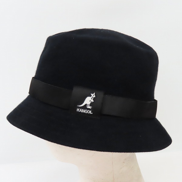 実際に弊社で買取させて頂いたuniform experiment×KANGOL /ユニフォームエクスペリメント×カンゴール PORK PIE HAT/ハット K0806PJ/Lの画像 2枚目