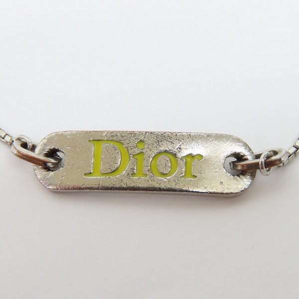 実際に弊社で買取させて頂いたChristian Dior/クリスチャンディオール ロゴプレート ブレスレットの画像 1枚目