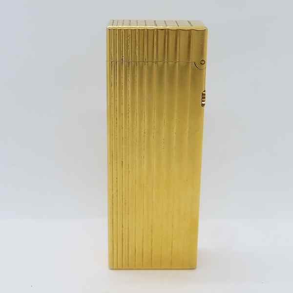 実際に弊社で買取させて頂いたdunhill/ダンヒル サイドローラー ガスライター ゴールドカラーの画像 1枚目