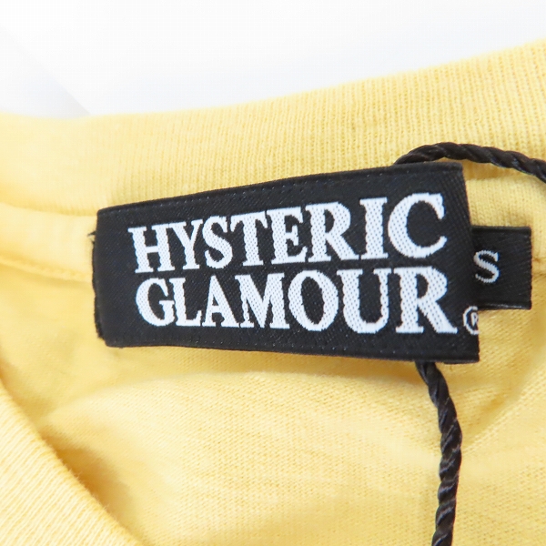 実際に弊社で買取させて頂いた【未使用】HYSTERIC GLAMOUR/ヒステリックグラマー IS A PLEASURE ORIENTED COMPANY 半袖Tシャツ 0292CT18/Sの画像 2枚目
