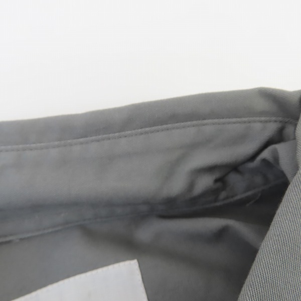 実際に弊社で買取させて頂いたUNIFORM EXPERIMENT/ユニフォームエクスペリメント GABARDINE EMBROIDERY ボタンダウンシャツ UE-192015/3の画像 4枚目