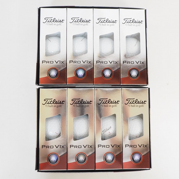 実際に弊社で買取させて頂いた【未使用】Titleist/タイトリスト PRO V1x ゴルフボール ホワイト 2ダース
