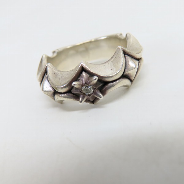 実際に弊社で買取させて頂いたBloody Mary/ブラッディマリー カラペスリング 1ダイヤ 18号の画像 8枚目