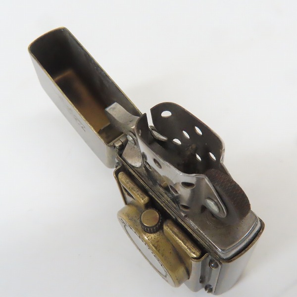 ZIPPO/ジッポー U.S.TRADITIONAL 時計付き 1995年製【動作未確認