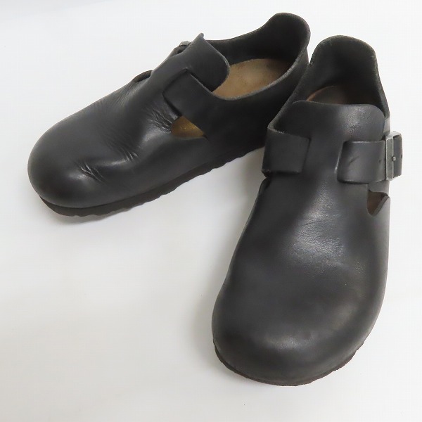 実際に弊社で買取させて頂いたBIRKENSTOCK/ビルケンシュトック レザー サンダル ブラック 2点セットの画像 6枚目