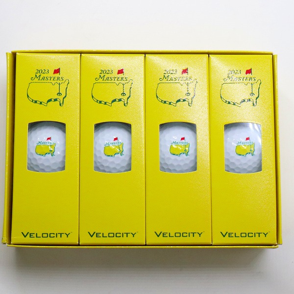 実際に弊社で買取させて頂いた(2)【未使用】Titleist/タイトリスト VELOCITY/ベロシティ マスターズ 2023モデル ゴルフボール ホワイト 1ダース