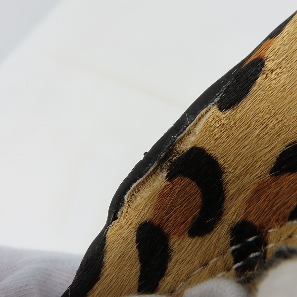 実際に弊社で買取させて頂いたMAISON MIHARAYASUHIRO/メゾンミハラヤスヒロ BAKER/ベイカー ハラコレザー レオパード スニーカー A07FW738/44の画像 6枚目