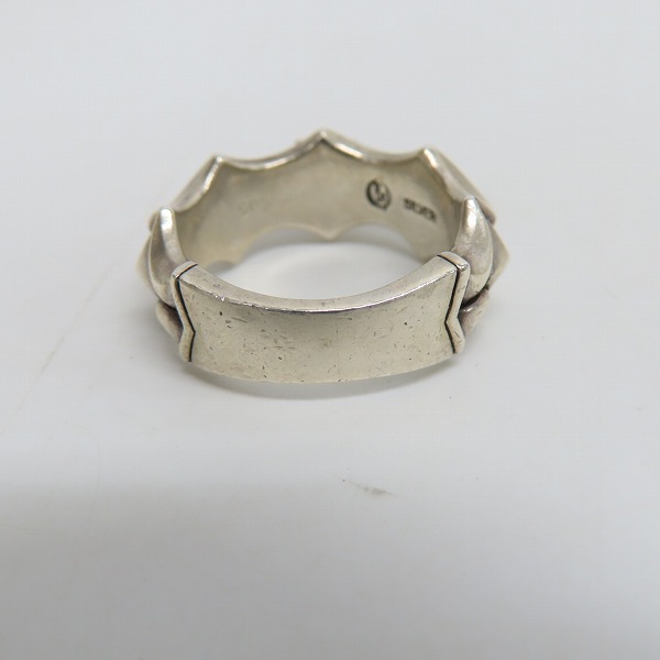 実際に弊社で買取させて頂いたBloody Mary/ブラッディマリー カラペスリング 1ダイヤ 18号の画像 4枚目