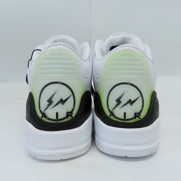 実際に弊社で買取させて頂いたFRAGMENT DESIGN×NIKE/フラグメントデザイン×ナイキ AIR JORDAN 3 エアジョーダン3 DA3595-100 27の画像 1枚目