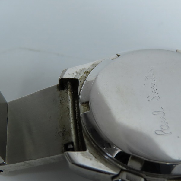 実際に弊社で買取させて頂いたPaul Smith/ポールスミス クロノグラフ 腕時計 F520-T008402【動作未確認】の画像 6枚目