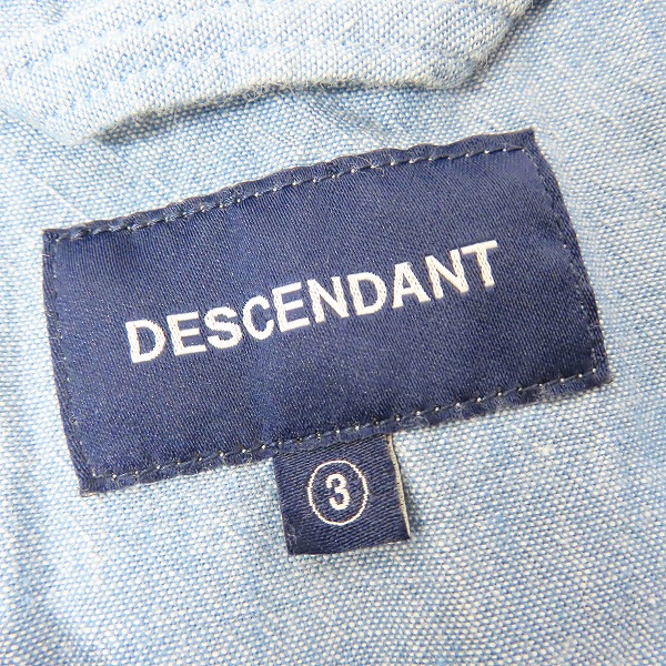 実際に弊社で買取させて頂いたDESCENDANT×Ron Herman/ディセンダント×ロンハーマン SALOON PULLOVER LS SHIRT ロングスリーブ シャツ/3の画像 2枚目