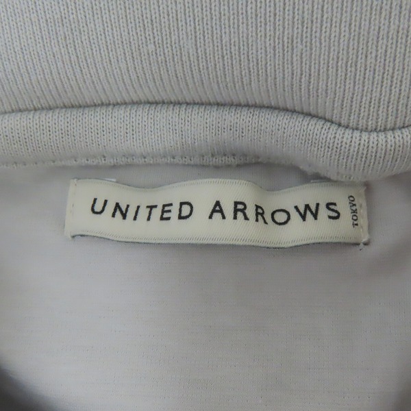 実際に弊社で買取させて頂いたUNITED ARROWS/ユナイテッドアローズ ポンチTシャツ ライトグレー sizeMの画像 2枚目
